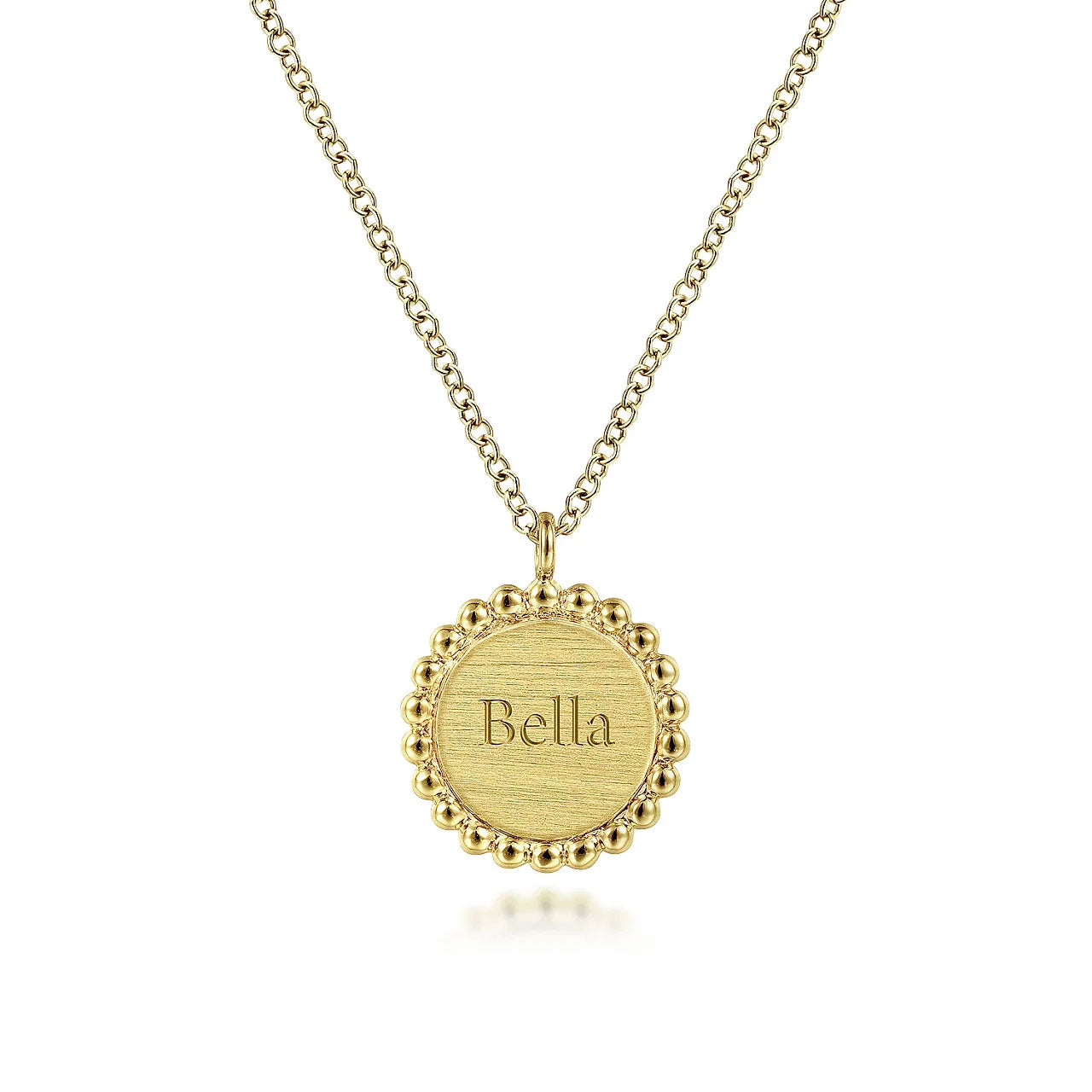 Engraveable Bujukan Disc Pendant