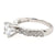 Engagement Ring Setting with Marquise Pattern Diamond Band