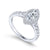 Hazel Marquise Diamond Halo Engagement Ring Setting
