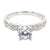 Engagement Ring Setting with Marquise Pattern Diamond Band