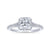 Balsam Princess Cut Diamond Engagement Ring Setting
