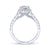 Hazel Oval Engagement Ring Setting
