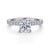Logan Engagement Ring Setting with Eternity Band
