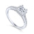 Balsam Princess Cut Diamond Engagement Ring Setting