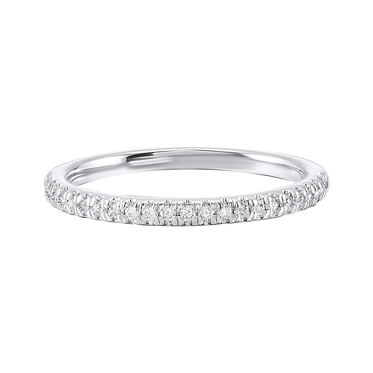 Lab Created Diamond Half Eternity Band