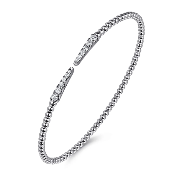 Diamond Bujukan Spike Bracelet in 14k White Gold