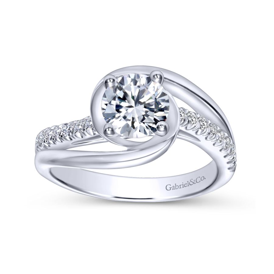 Gabriel &amp; Co. Lucca Diamond Engagement Ring
