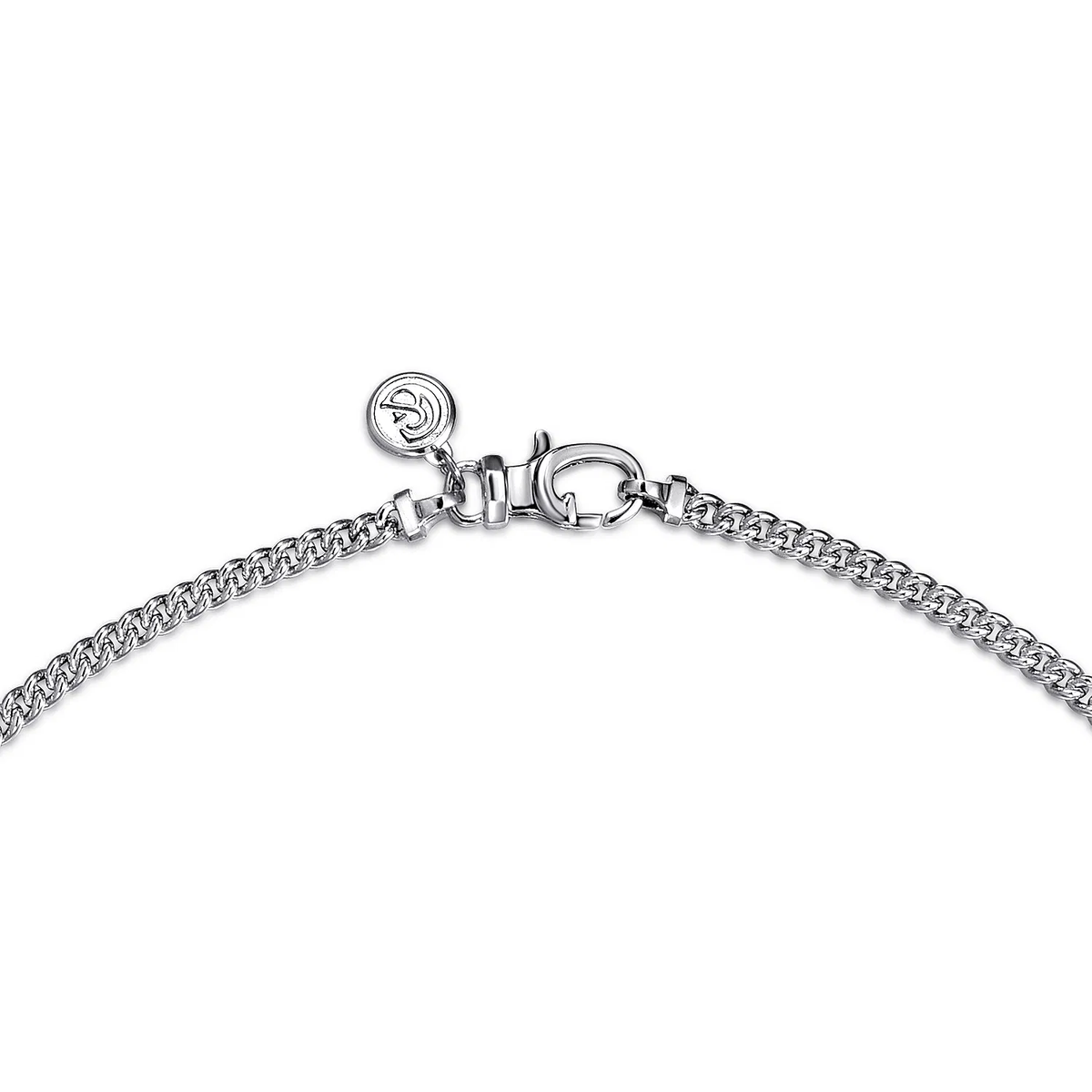 Sterling Silver Solid Link Chain Necklace, 22"