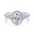 Cortlandt Oval Engagement Ring Setting