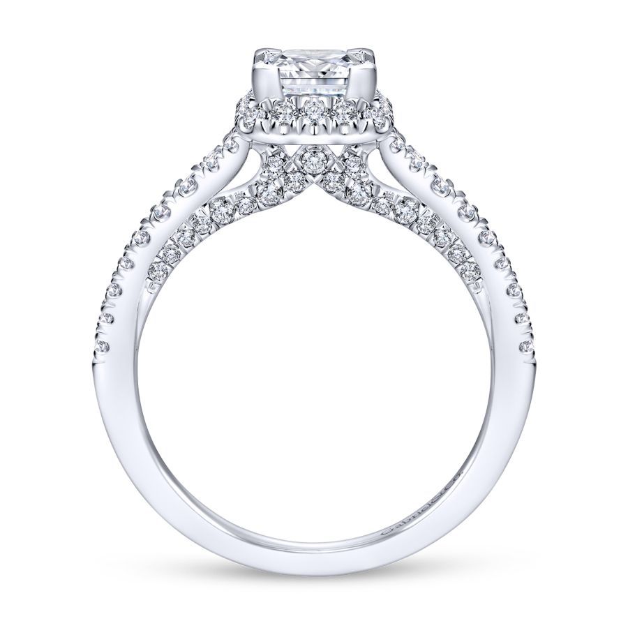 Balsam Princess Cut Diamond Engagement Ring Setting