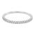 Pave Diamond Stacking Band in White Gold- 0.10 ctw.