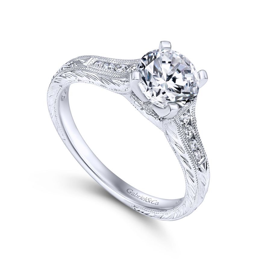 Audra Vintage-Inspired Engagement Ring Setting