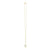 Rectangular Mother of Pearl Geometric Gem Pendant Necklace in 14k Yellow Gold