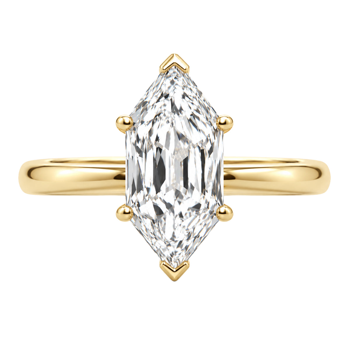 Dutch Marquise Cut Engagement Ring with 2.0 Carat Lab Grown Diamond