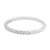 Pave Diamond Stacking Band in White Gold- 0.10 ctw.